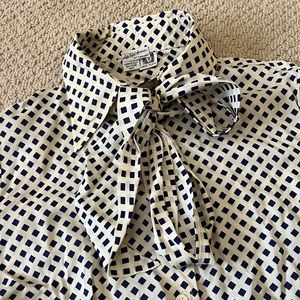 Vintage Anne Klein Tie Blouse